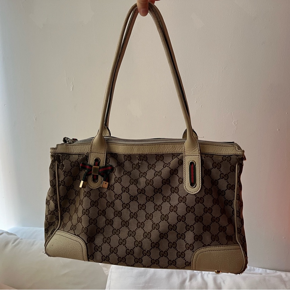 Gucci Brown Monogram Tote